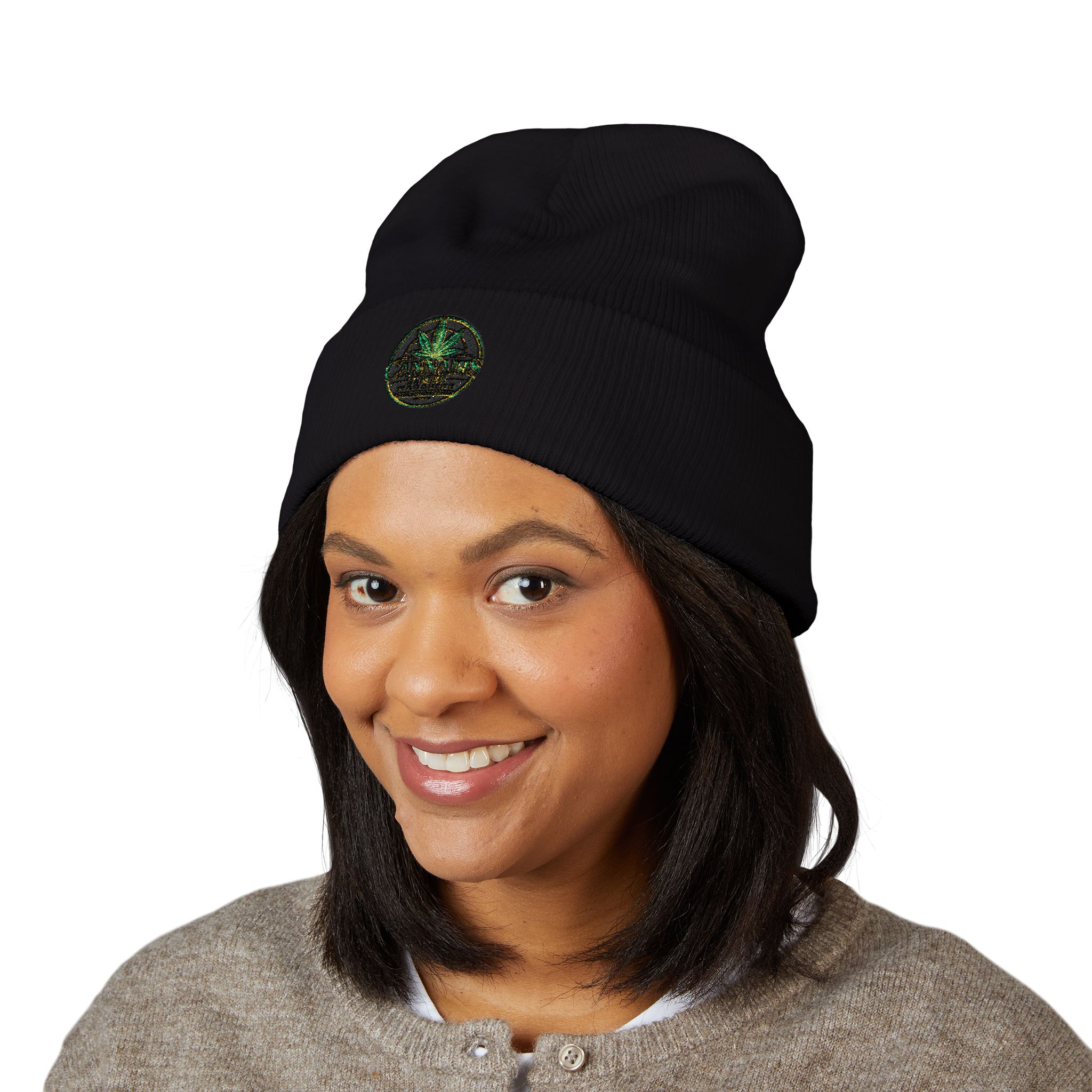 6958948417923549017 2048.jpeg Cannabis Times Magazine Embroidered Beanie — alternate view